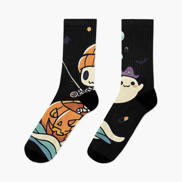 Item preview, Skeleton Pumpkin Boat Funny Halloween Fishing Humor Design For Anglers Spooky Fans And Fall Lovers designed and sold by ArtDesignTp.