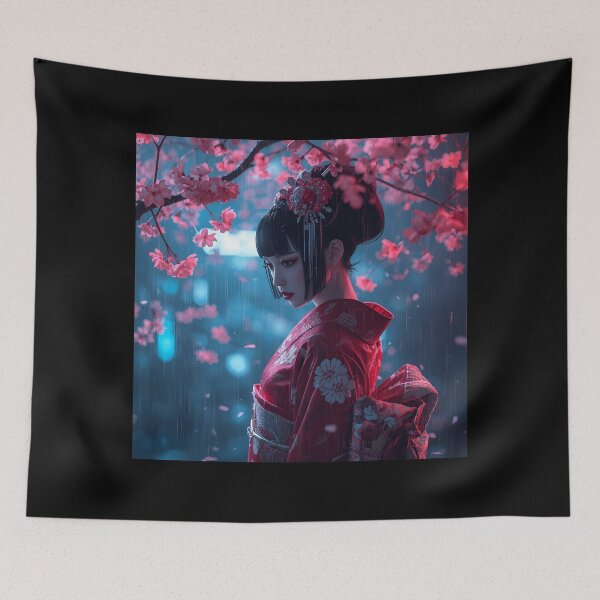 Item preview, Neon Geisha Cinematic Cyber Scene designed and sold by ChicTrendz.