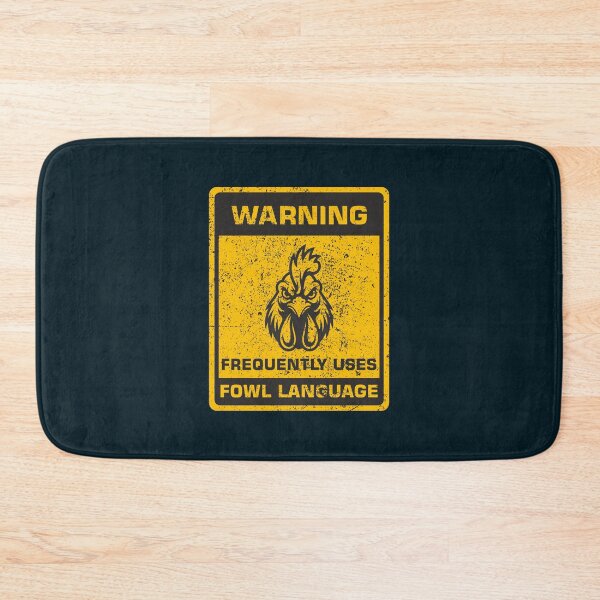 Item preview, Sarcastic Farm Animal Distressed Design | WARNING: FREQUENTLY USES FOWL LANGUAGE | Funny Backyard Chicken Humor designed and sold by zenturtlemerch.