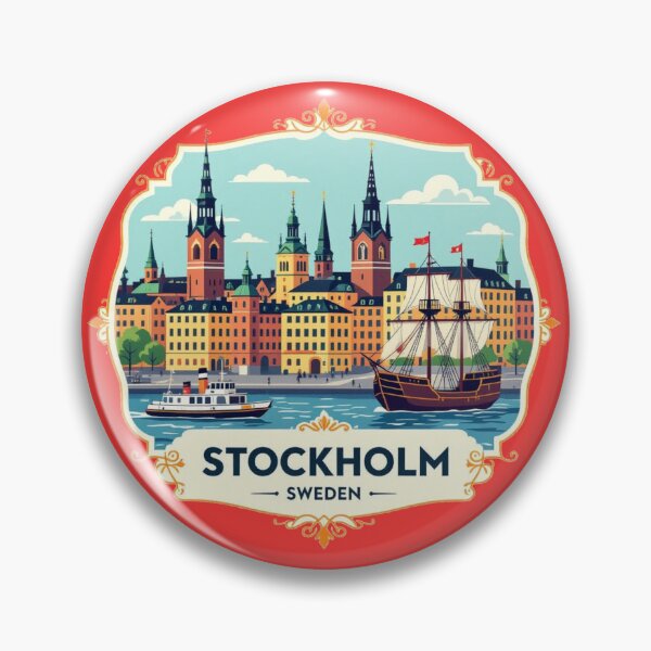 Item preview, The Best of Stockholm Sweden – 3D Funny Sketch , designed and sold by PaintMeWorld.