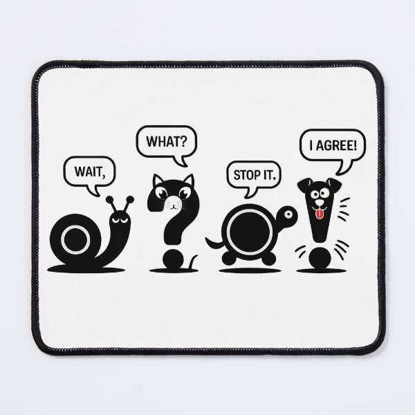 Item preview, Wait What Stop It I Agree - A funny design for grammar and English teachers who feel every punctuation mark. designed and sold by ZyziowskyArt.