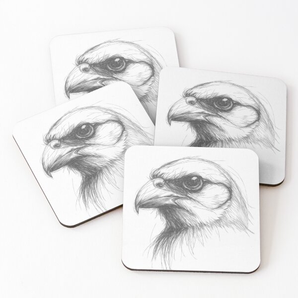 Item preview, Black and White Pencil Sketch of a Bird designed and sold by Leon Woods Pencil Art.
