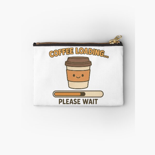 Item preview, Coffee Loading… Please Wait | Funny Coffee Lover Cartoon designed and sold by Nuvijo.