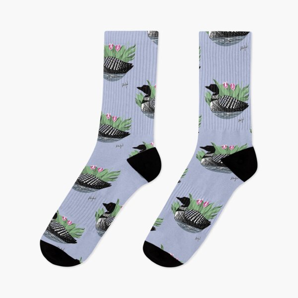 Item preview, Minnesota Loon and Lady's Slipper designed and sold by Rosiene88.