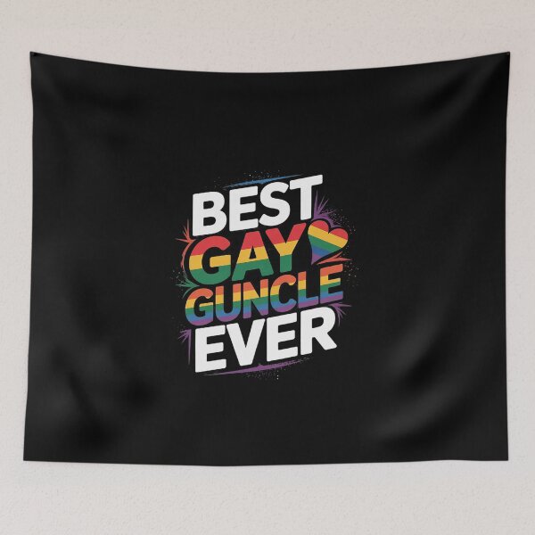 Item preview, best gay guncle ever gay pride 6  designed and sold by EllinoKlemo.