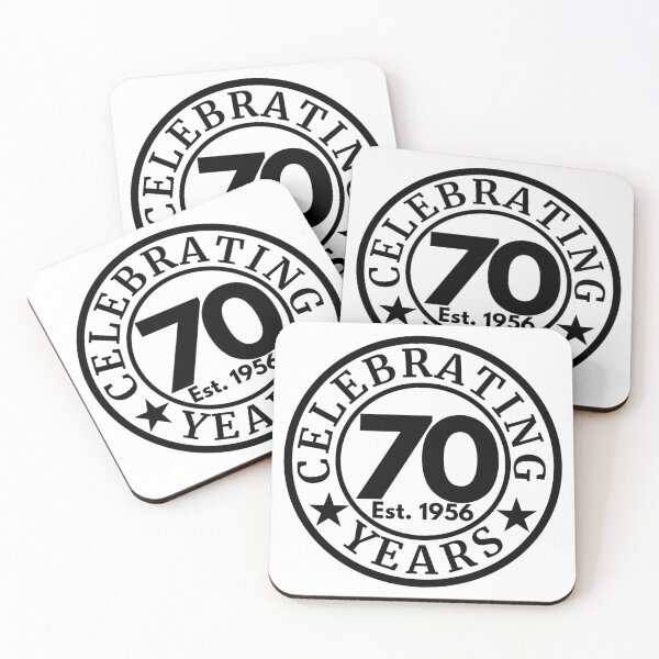Item preview, Celebrating 70 Years | 1956 Birthday Anniversary Milestone Design designed and sold by highflycrafts.