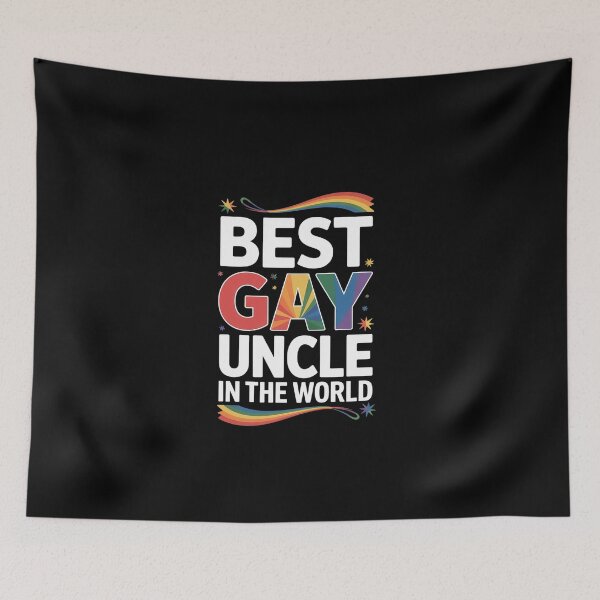 Item preview, Best gay uncle in the world gay pride  designed and sold by EllinoKlemo.
