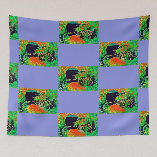 Item preview, Colorful Loon Canadiana contemporary art  designed and sold by Rosiene88.