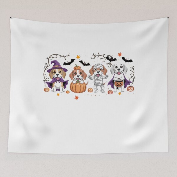 Item preview, Cute Beagle Witch | Happy Halloween Adorable Dog designed and sold by ArtByKatti.