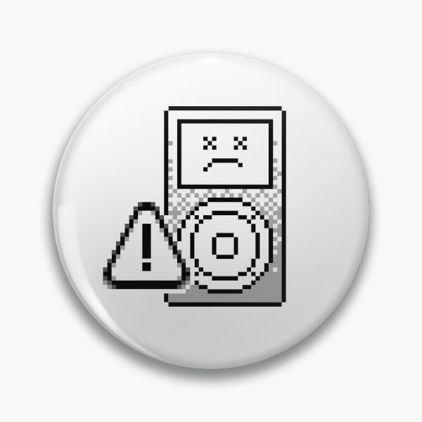 Item preview, Sad iPod MP3 Player Death Screen designed and sold by Sara's Café.