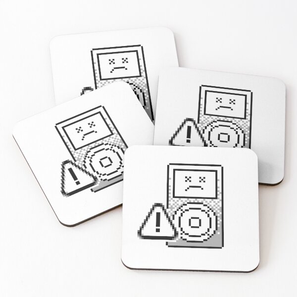 Item preview, Sad iPod MP3 Player Death Screen designed and sold by Sara's Café.