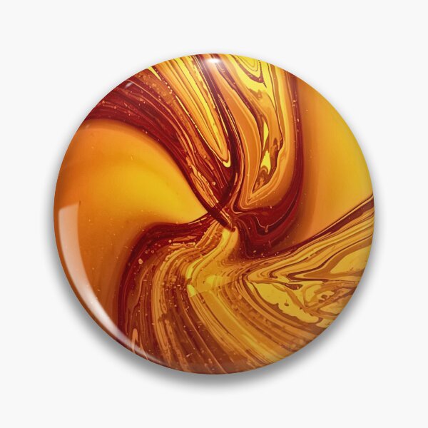 Item preview, Liquid Amber Radiance I – Golden Flow Abstract Fluid Art designed and sold by AmberWit.