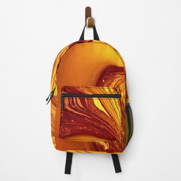 Item preview, Liquid Amber Radiance I – Golden Flow Abstract Fluid Art designed and sold by AmberWit.