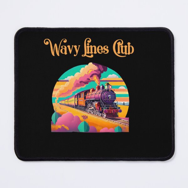 Item preview, Wavy Lines Club – Retro Revival Pattern designed and sold by Maggiepeshop.