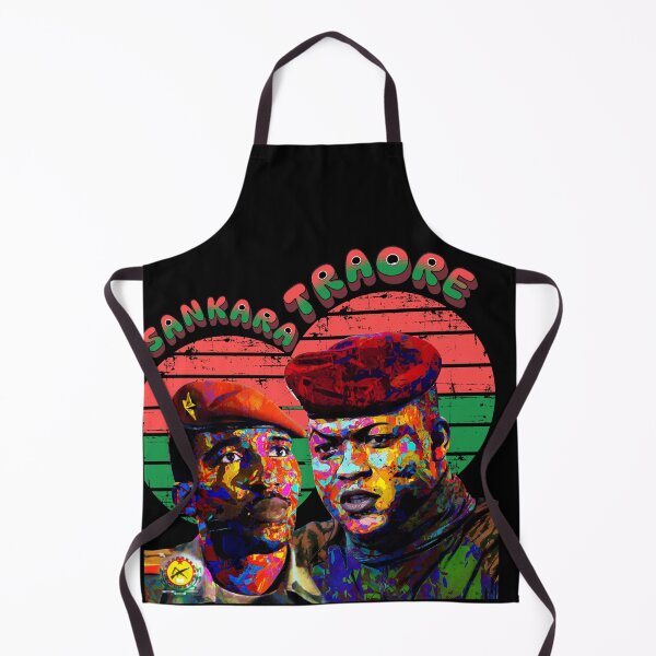 Item preview, Ibrahim Traore and Thomas Sankara painting - Burkina Faso revolutionary leaders designed and sold by Youngkev-arts.