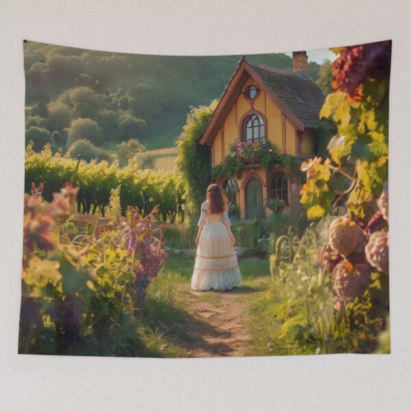 Item preview, Whispers of Bloom Beneath the Mountain Vines designed and sold by BlareBlare.