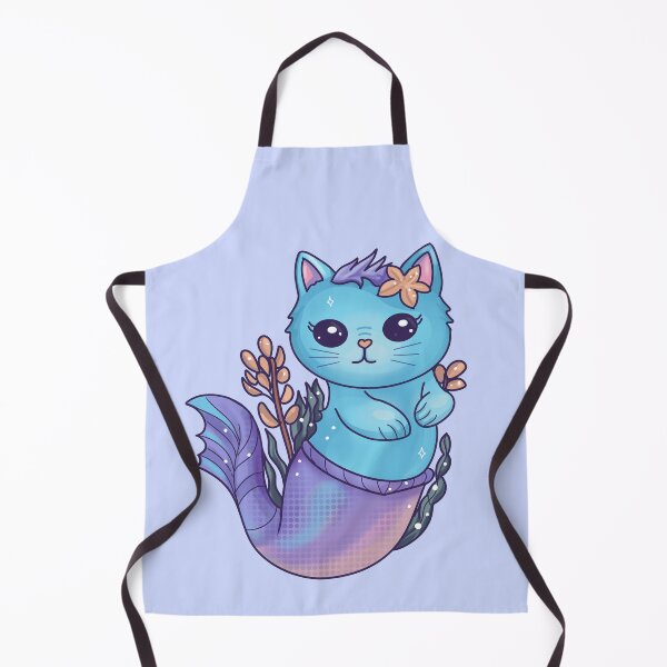 Item preview, Purrmaid the Cute Cat Mermaid designed and sold by stylecomfy.