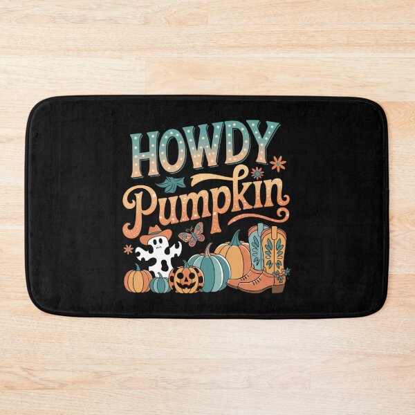 Item preview, Howdy Fall Western Pumpkin Coquette Bow Cowgirl designed and sold by blueyeeti.