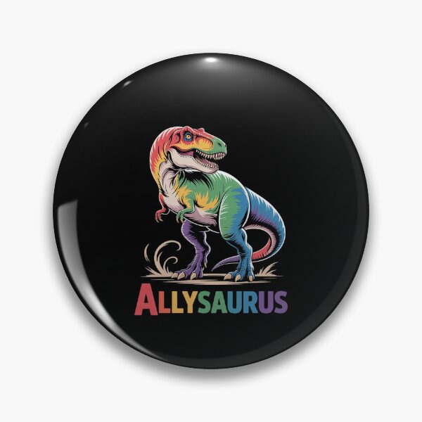 Item preview, Dinosaur T Rex LGBT Gay Pride Flag Allysaurus Ally Men Boy designed and sold by EllinoKlemo.