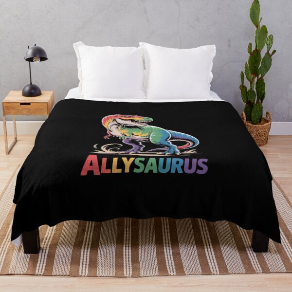 Item preview, Dinosaur T Rex LGBT Gay Pride Flag Allysaurus Ally Men Boy designed and sold by EllinoKlemo.