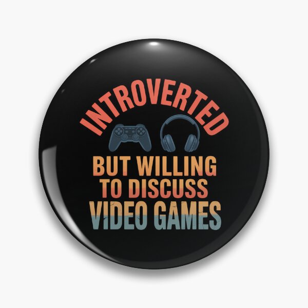 Item preview, Introverted Video Games Gamer designed and sold by blueyeeti.
