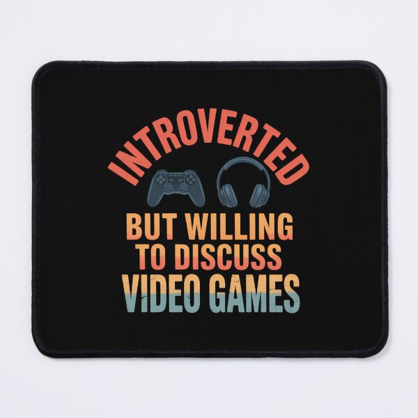 Item preview, Introverted Video Games Gamer designed and sold by blueyeeti.