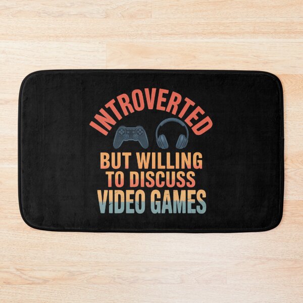 Item preview, Introverted Video Games Gamer designed and sold by blueyeeti.