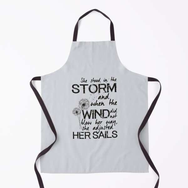 Item preview, She stood in the storm - positive inspiring quote for hope, courage, motivation and self love during adversity designed and sold by stylecomfy.