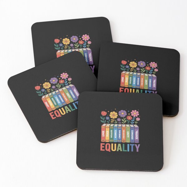 Item preview, Equal Rights Book Flower Equality Peace Love Kindness Book  designed and sold by EllinoKlemo.