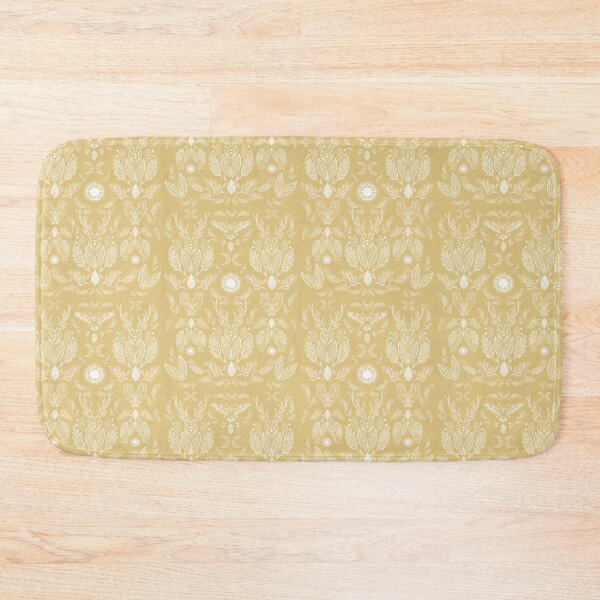 Item preview, Stag in forest, soft gold , honey ochre  designed and sold by RBWArtandDesign.