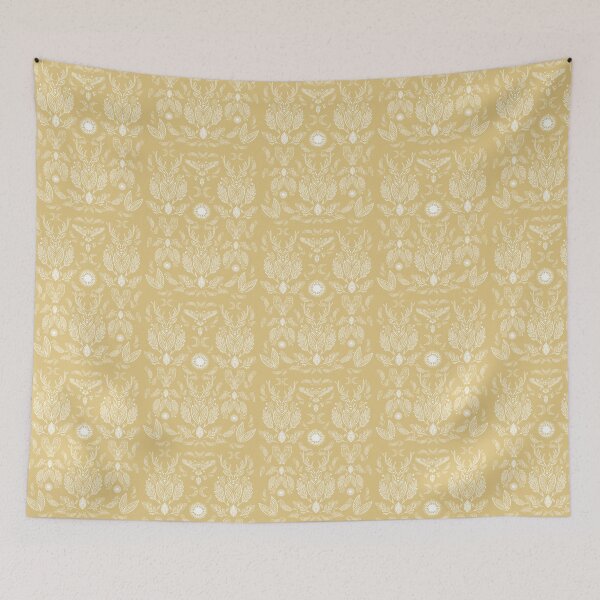 Item preview, Stag in forest, soft gold , honey ochre  designed and sold by RBWArtandDesign.