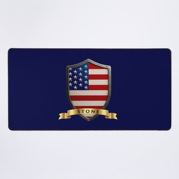 Item preview, Stone Family USA Shield, Stars & Stripes Pride Crest designed and sold by Highlandkings.