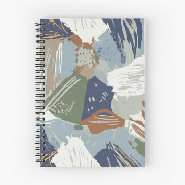 Item preview, Wabi Sabi Organic Abstract Textile Pattern – Boho Chic Terracotta and Olive Brushstrokes designed and sold by DibuHumor.