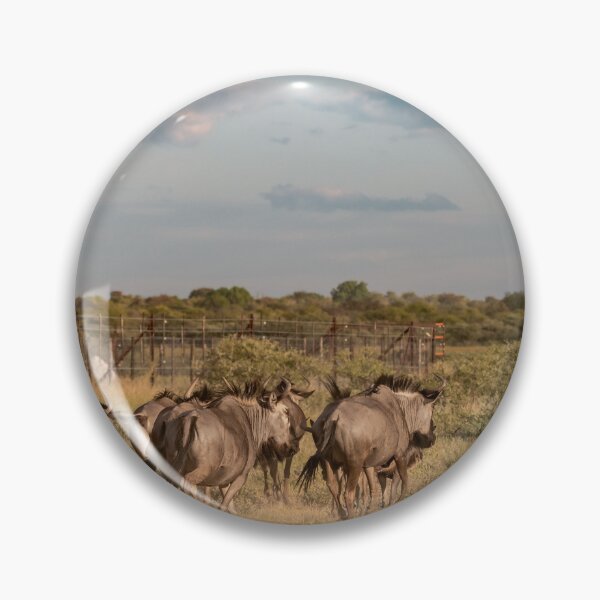 Item preview, Dust Lines — Blue Wildebeest Herd on the Move, Etosha, Namibia (2023) designed and sold by DavideAntoniani.