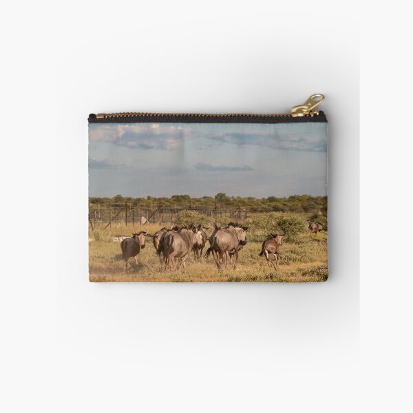 Item preview, Dust Lines — Blue Wildebeest Herd on the Move, Etosha, Namibia (2023) designed and sold by DavideAntoniani.