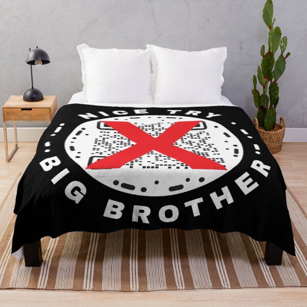Item preview, Nice Try Big Brother Anti Digital ID T-Shirt - Privacy Rights Protest Design designed and sold by pemperos.