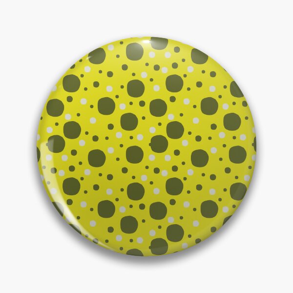 Item preview, Unequal Dots - Light Grey, Lemon Yellow and Dusty Green designed and sold by SmilingAnny.
