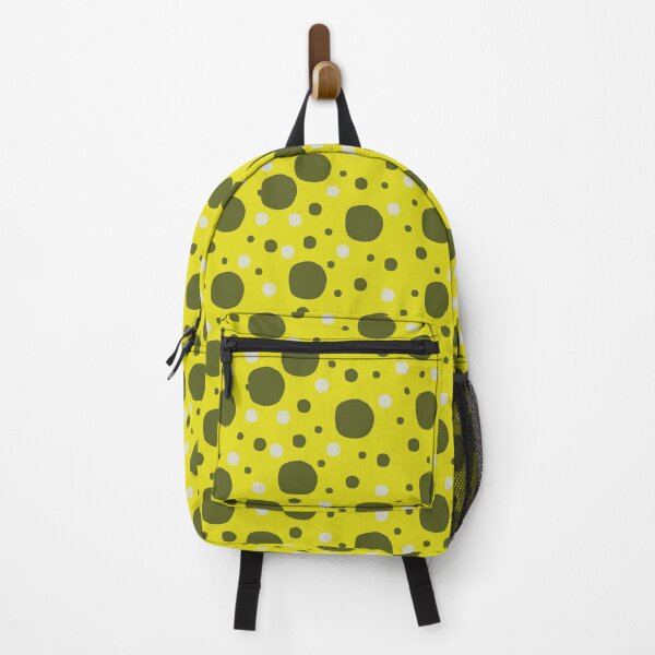 Item preview, Unequal Dots - Light Grey, Lemon Yellow and Dusty Green designed and sold by SmilingAnny.