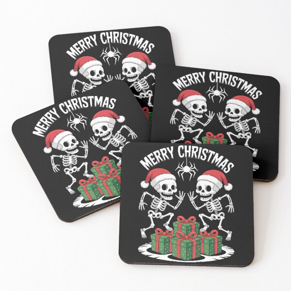 Item preview, Merry Christmas Dancing Cute Skeleton Funny Xmas designed and sold by CookWorldLaughs.