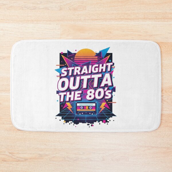 Item preview, Neon Straight Outta the 80s Retro Funny designed and sold by LuxeGraphix.