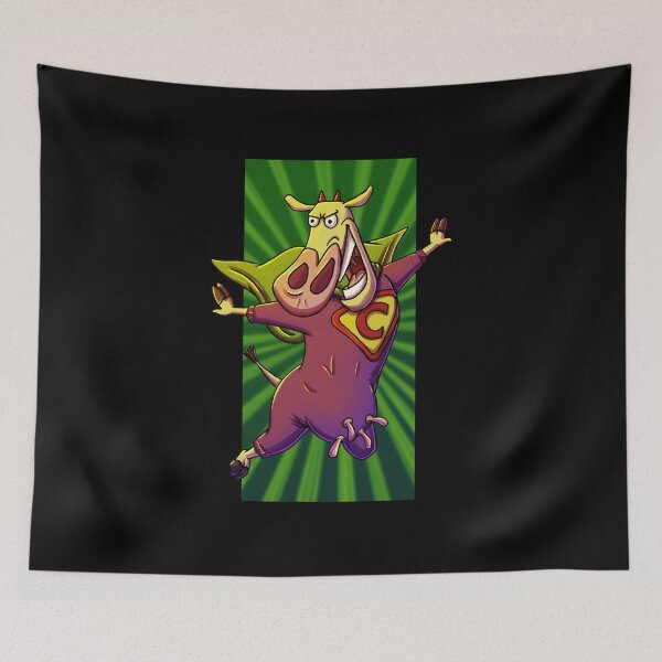 Item preview, Super Cow To The Rescue  designed and sold by aloubabe.