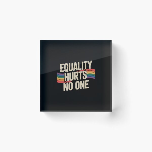 Item preview, Equality Hurts No One LGBT Pride Month Rainbow Inclusion designed and sold by EllinoKlemo.