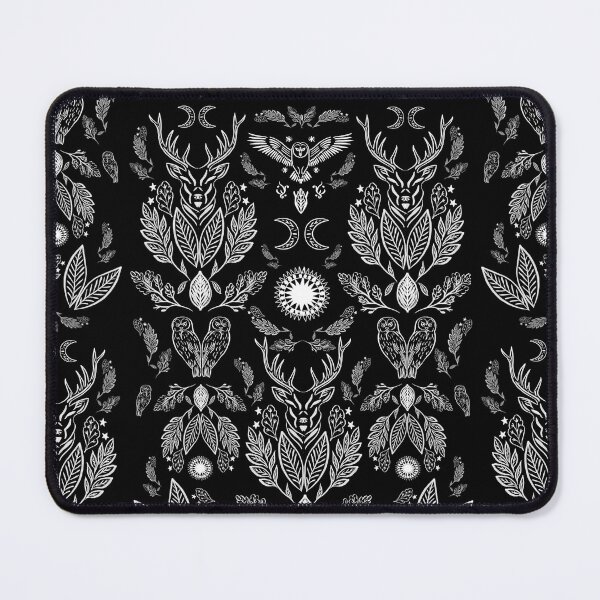 Item preview, Stag in the forest , black and white  designed and sold by RBWArtandDesign.