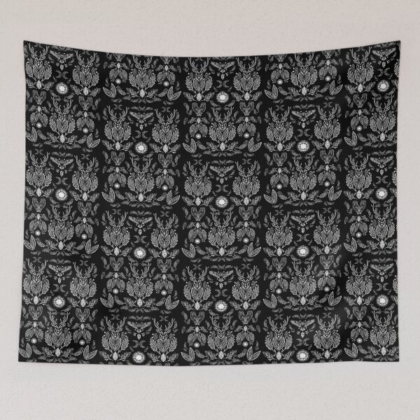 Item preview, Stag in the forest , black and white  designed and sold by RBWArtandDesign.