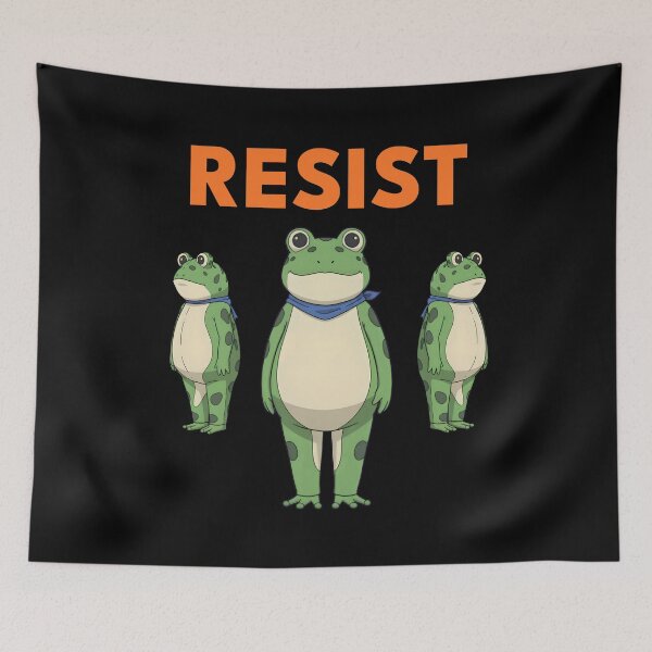 Item preview, Portland Protest Frog Resist Brigade designed and sold by Imagequest.