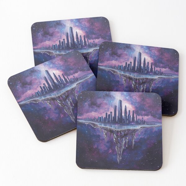 Item preview, Galactic Reflections of the City designed and sold by ChicTrendz.