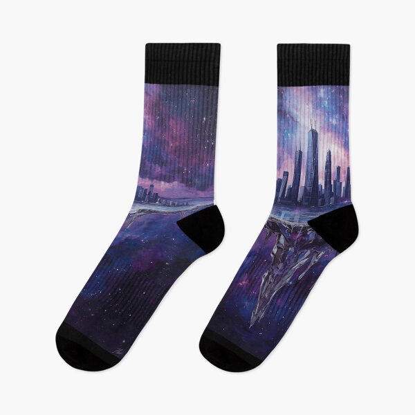 Item preview, Galactic Reflections of the City designed and sold by ChicTrendz.