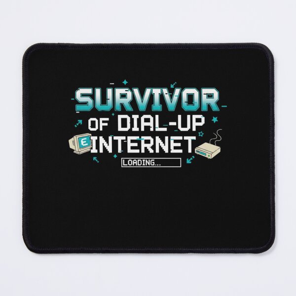 Item preview, gen x humor Survivor of Dial-Up Internet – Funny Retro Tech designed and sold by LuxeGraphix.