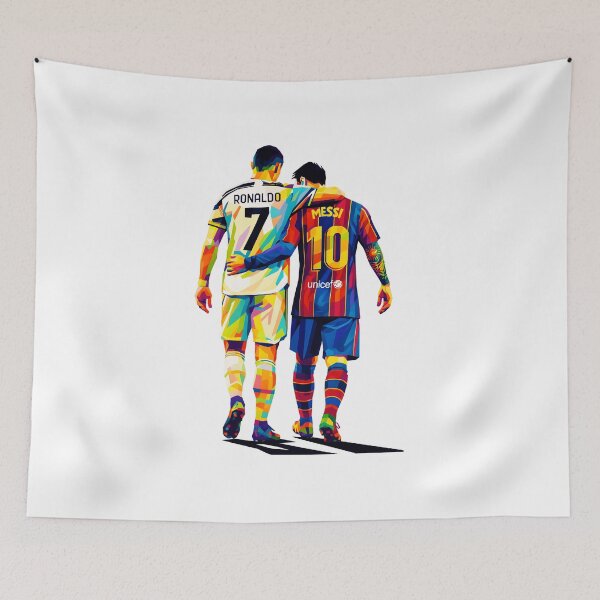 Aperçu de l'œuvre Cristiano Ronaldo Et Messi Wpap Art créée et vendue par tzeanareola.