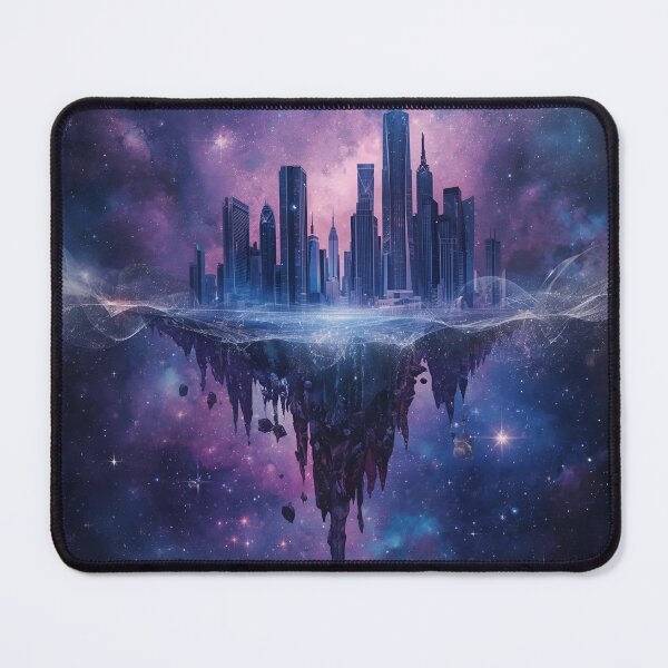 Item preview, Surreal Night Over Melting Towers designed and sold by ChicTrendz.